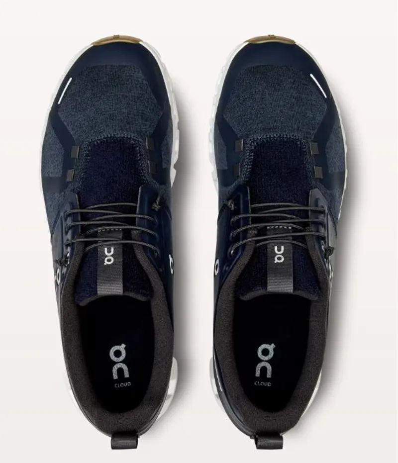 On Running Men's Cloud 5 Terry in Midnight/White-1